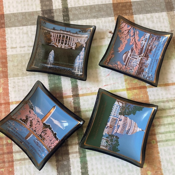 4 glassware containers with capital Washington DC images - Picture 7 of 7